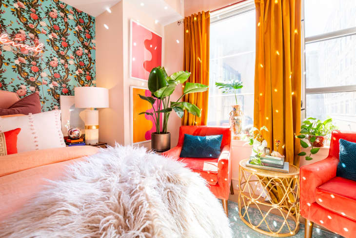 Orange new arrivals bedroom chair